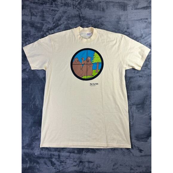 Vintage 1985 The Far‎ Side Gary Larson Cartoon T-Shirt XL USA Stedman Super - Picture 1 of 11